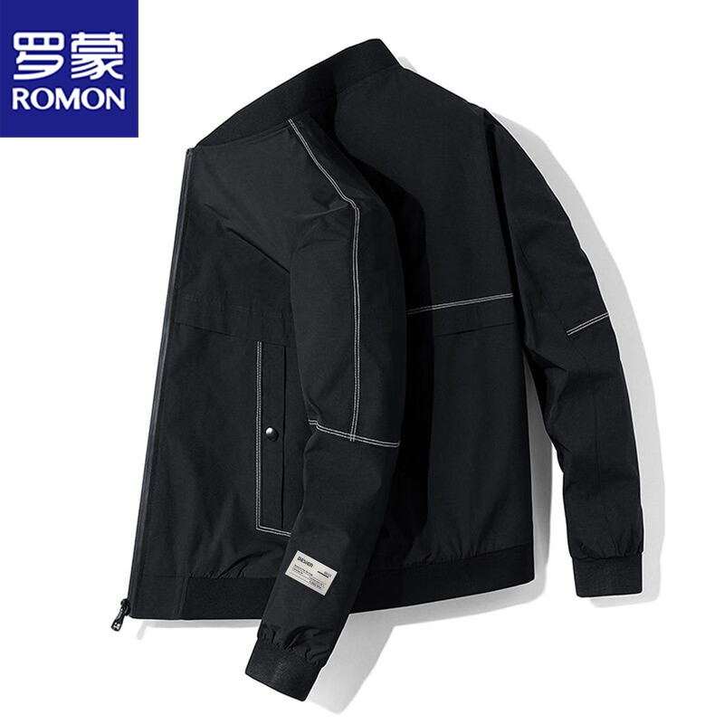 罗蒙（ROMON）  【热卖款】明线款棒球服春秋装百搭男式夹克外套男78H2057使用感如何?