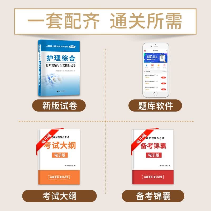 全新版考研护理综合历年真题与全真模拟试卷详情图