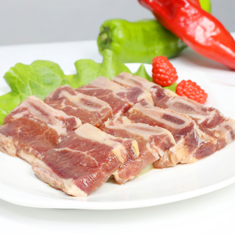 哺食旺追牛族黑椒牛仔骨西餐厅铁板烧酒店半成品烤肉牛排牛小排牛肉