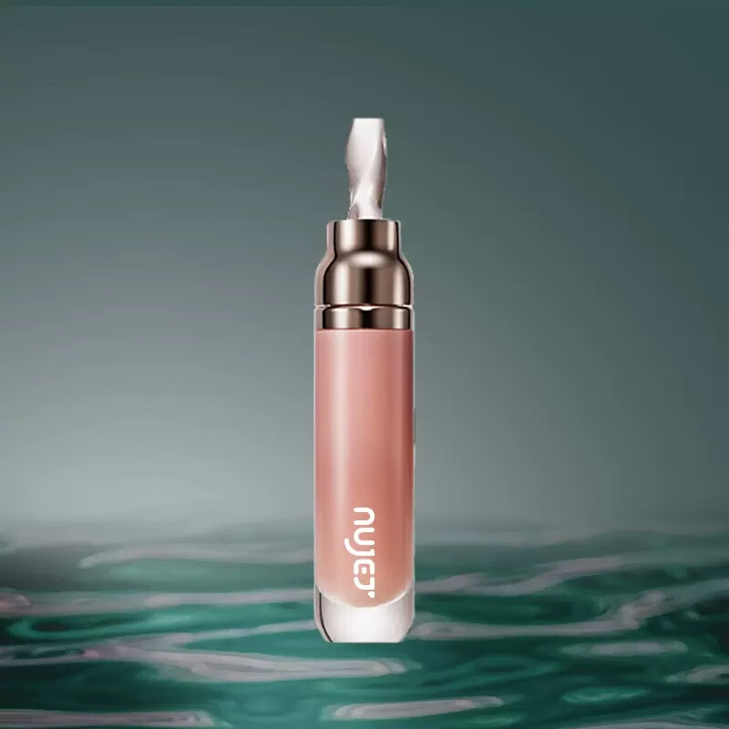 NUJET轻奢唇油精华唇蜜 镜面提亮持妆晶冻长效润养唇唇部熨斗 微柔莓海[樱花粉色]