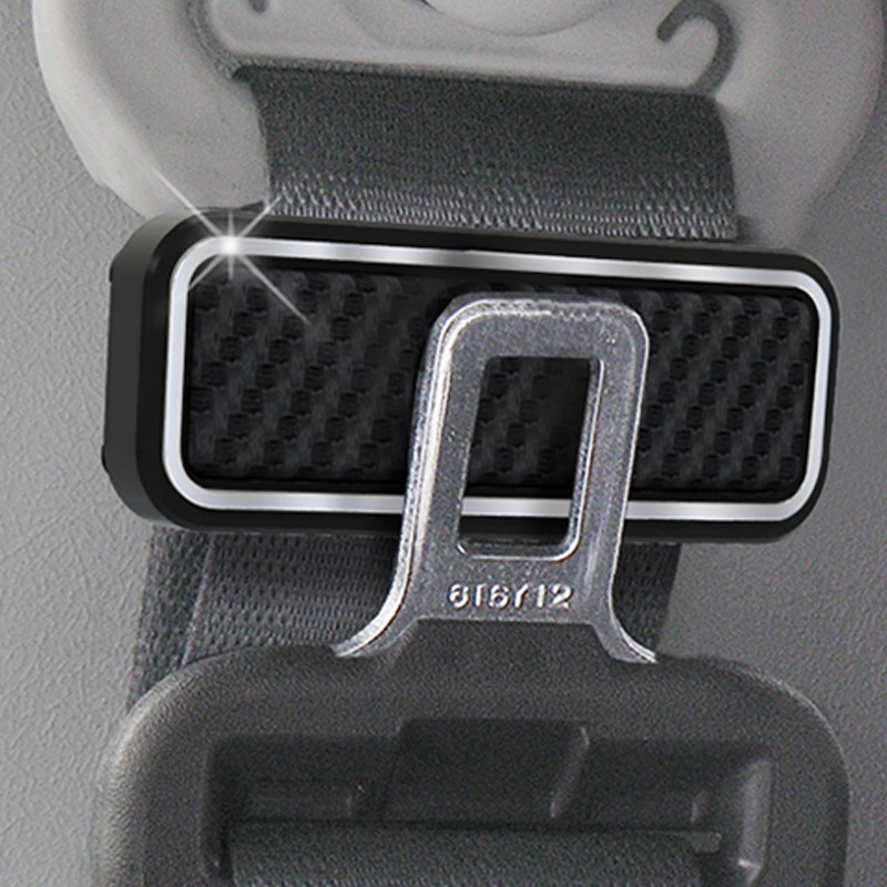 YAC 汽车用品安全带限位器防勒脖保险带固定夹子松紧调节 HY-405磁铁式安全带夹