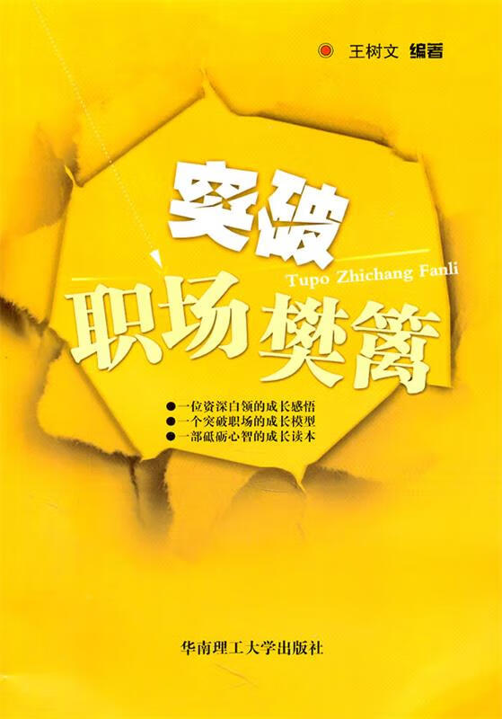 突破职场樊篱 ,王树文 编著 9787562329350 华南理工大学出版社