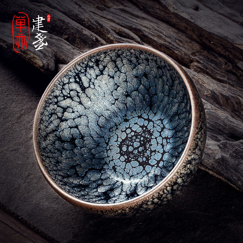 单亦建盏【瑞雪】大师级高档茶杯张国伟主人杯功夫茶具高档教师节礼物 瑞雪 京东折扣/优惠券