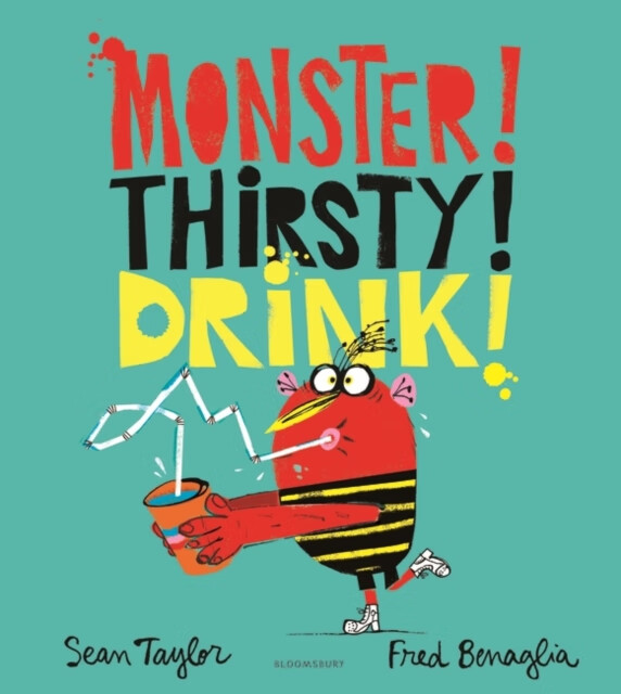 现货 英文原版 monster! thirsty! drink! 怪兽好渴要喝水 2-6岁儿童