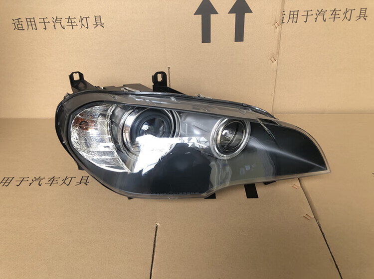 适用装 07-13老款宝马x5大灯总成 e70右车灯厂拆车 左前大灯 07-10款