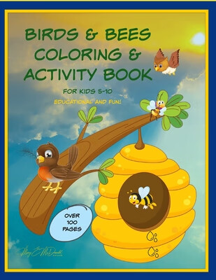 预订 birds and bees coloring and activity book: for * 5-10