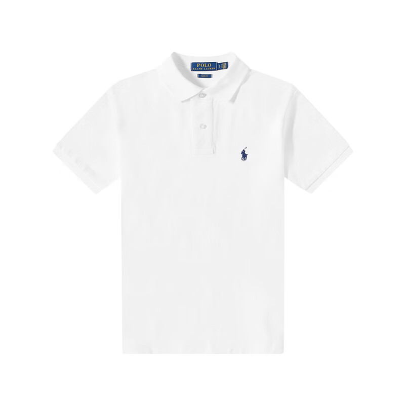 Polo Ralph Lauren拉夫劳伦男士商务休闲小马标短袖POLO衫710548797001 白色 XL