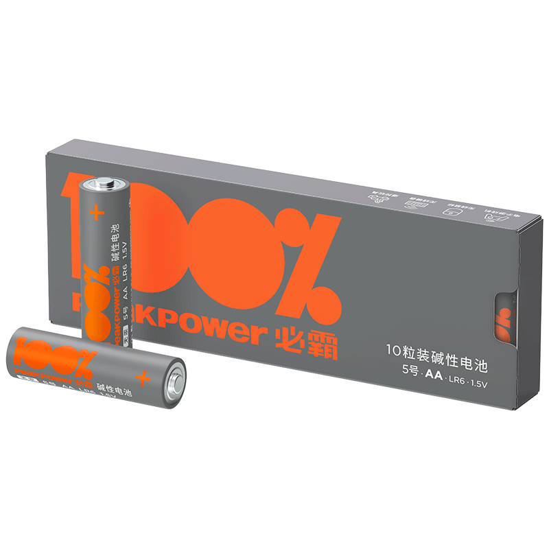 全 必霸（peakpower）7号电池10粒七号碱性干电池适用于耳温枪/血压计/血糖仪/鼠标等号/AAA/R03