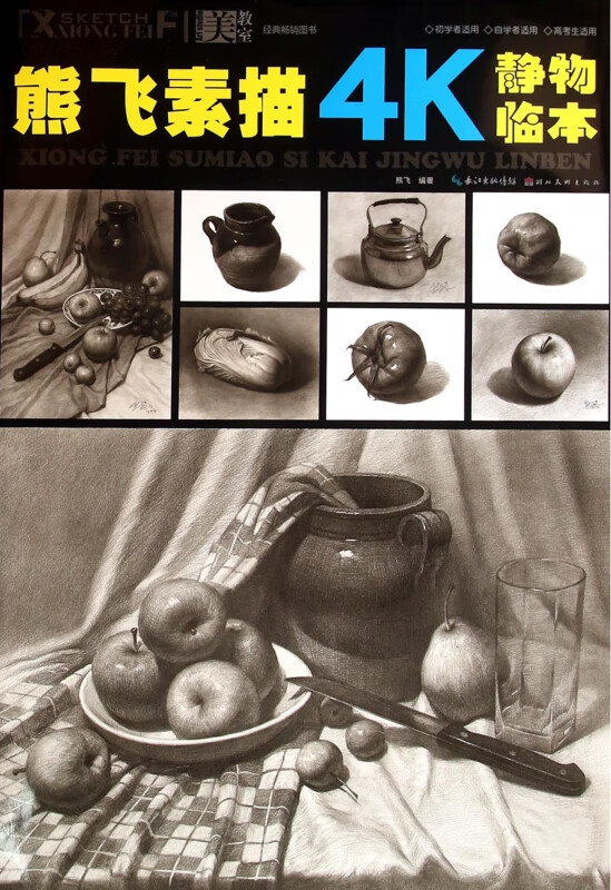 熊飞素描4k静物临本/美教室