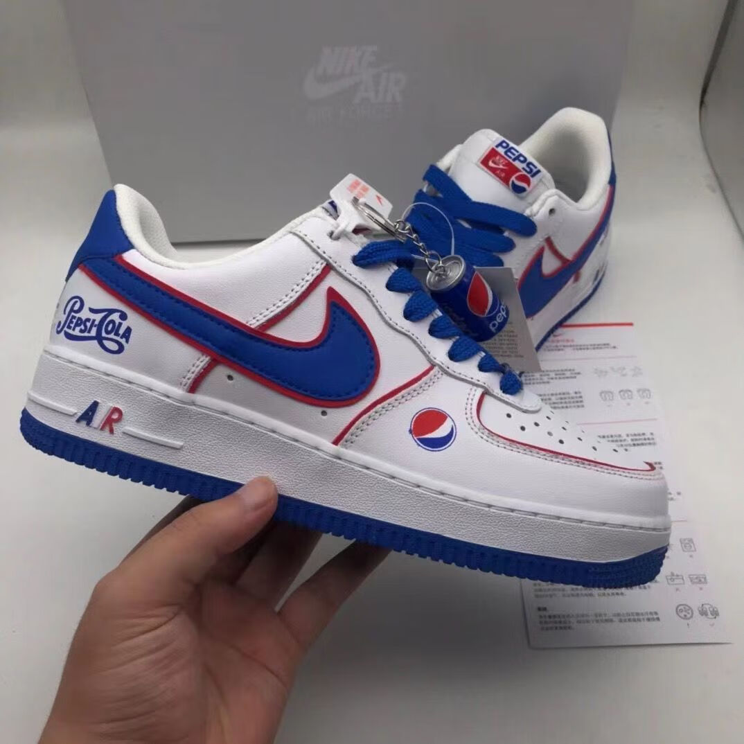nike耐克aj气垫百事可乐雪碧空军一号男女低帮休闲百搭运动板鞋 气垫