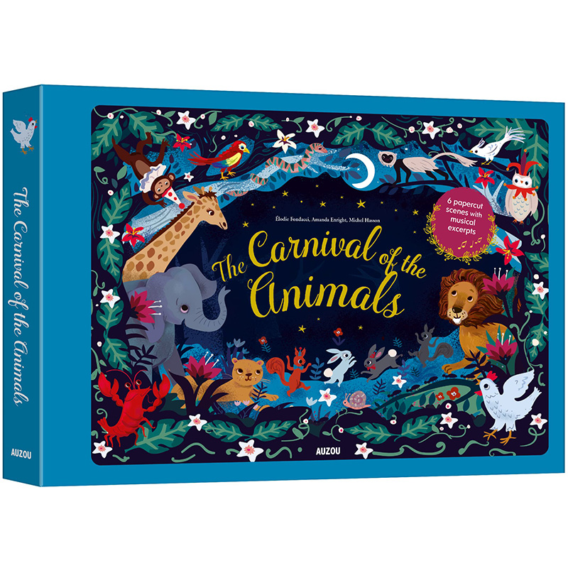 【预售】the carnival of the animals,动物嘉年华 英文原版图书籍