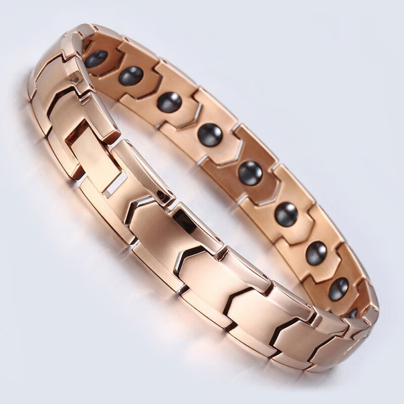 美芙仁日本钛钢锗元素手链磁石运动手链全磁石磁性健康能量负离子平衡