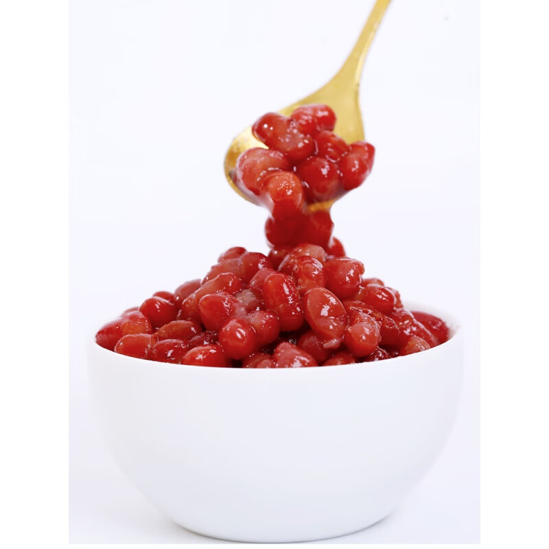 维莱瑞糖水红豆罐头950g糖纳蜜豆糖水红豆甜品烘焙奶茶店原料