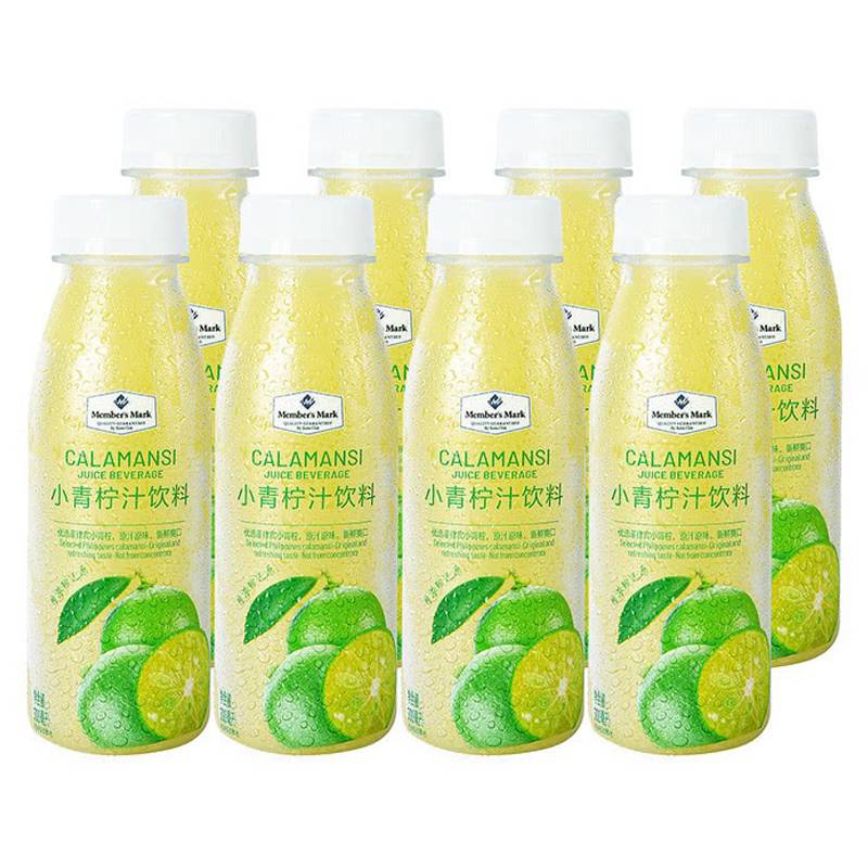 members mark山姆小青柠汁饮料代购members mark店超市青柠 300ml*8
