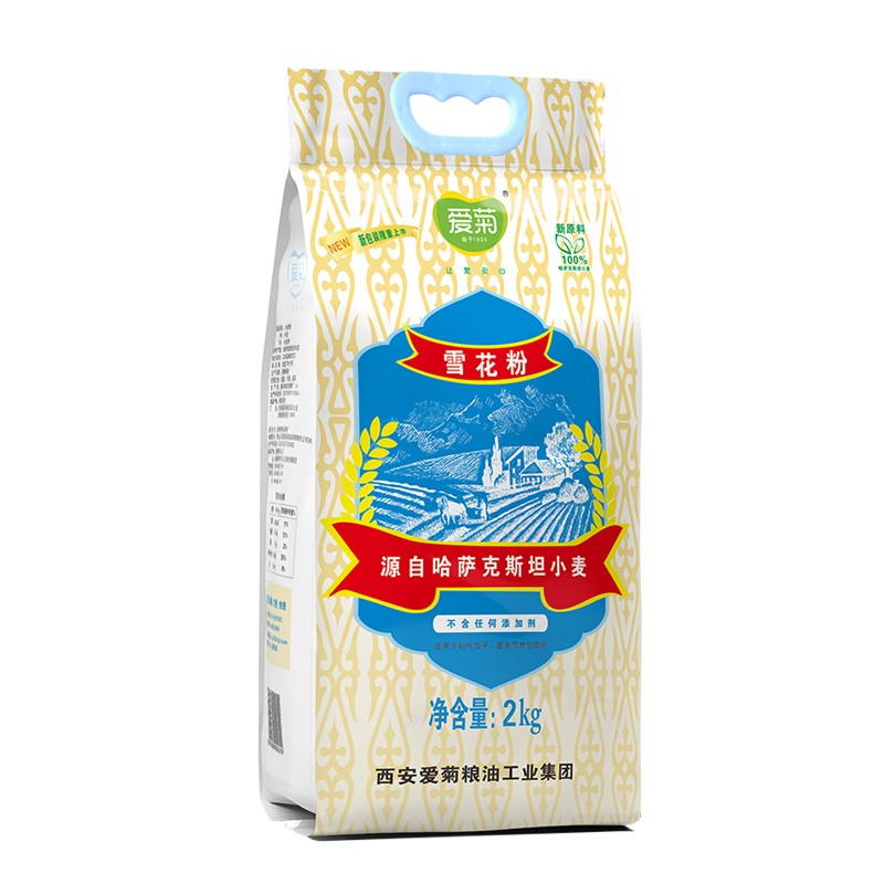 爱菊(aiju) 哈萨克斯坦小麦粉 雪花粉 2kg