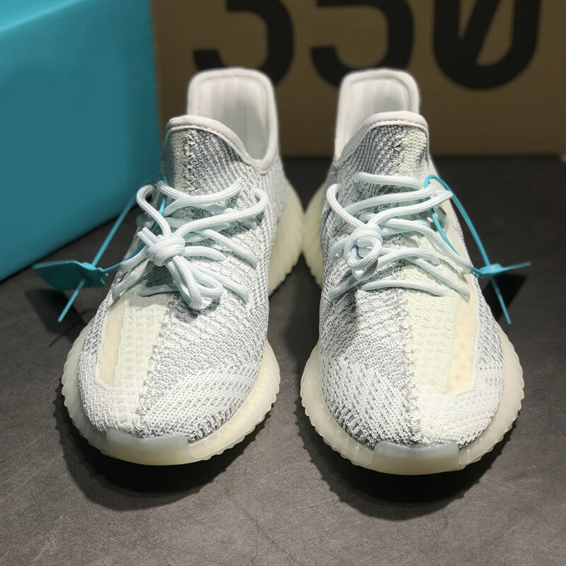 智乐眯迈骆椰子鞋350黑生胶冰蓝满天星莆田男女运动跑步鞋男鞋 冰蓝