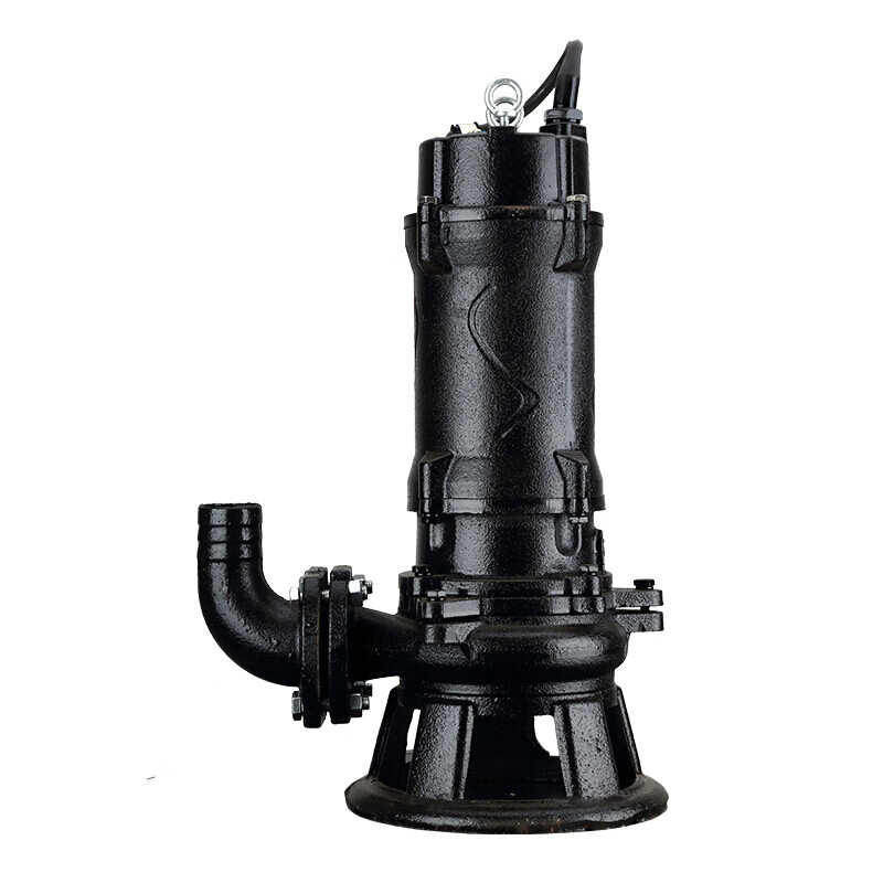 大流量抽水泵 排污泵切割式潜水泵带绞刀泥浆泵 三相2200w/380v2寸口