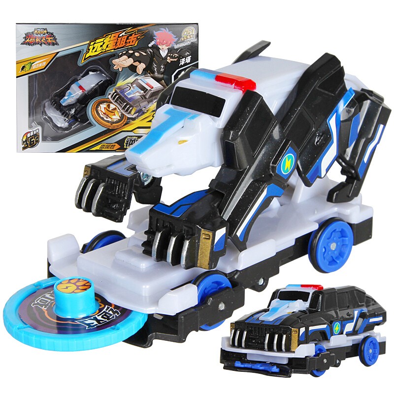 奥迪双钻 爆裂飞车1代3代2玩具对战机甲兽神玩具套装暴烈变形机器人 阻击型-钢爪战熊
