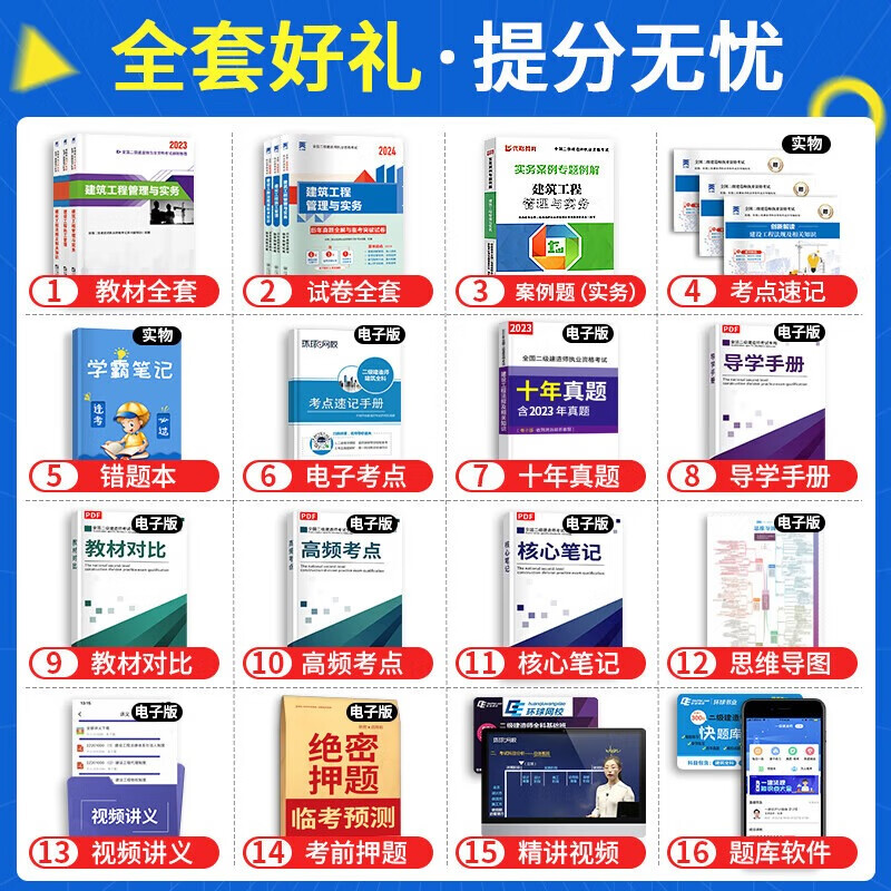 25年度现货】正版二建教材2025年考试二级建造师含案例题2025考试用书建筑市政机电公路水利含2024历年真题模拟试卷 经典上岸】新大纲教材+真题试卷+案例 管理+法规+市政