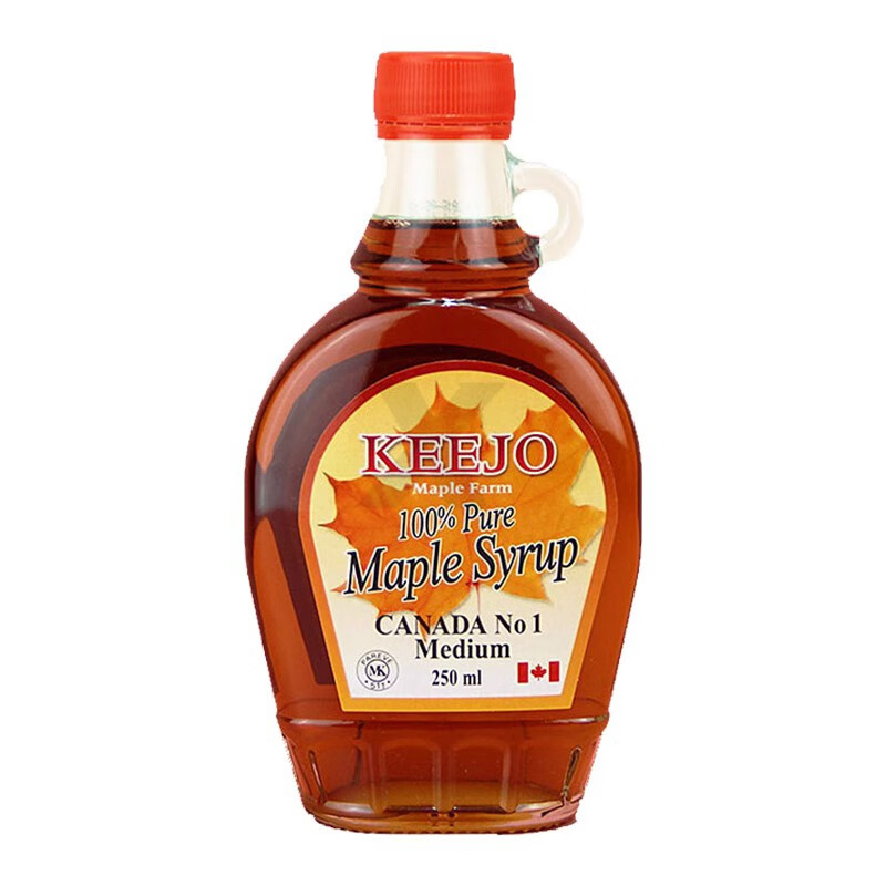 食芳溢加拿大A级枫糖浆pure maple syrup枫叶糖浆250ml天然烘焙 加拿大枫叶糖浆 250g