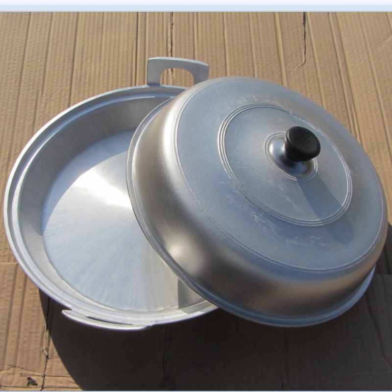 拓进好物铝锅平底  小号平底锅 纯铝锅煎包烙饼铛家用不粘 老式加厚手