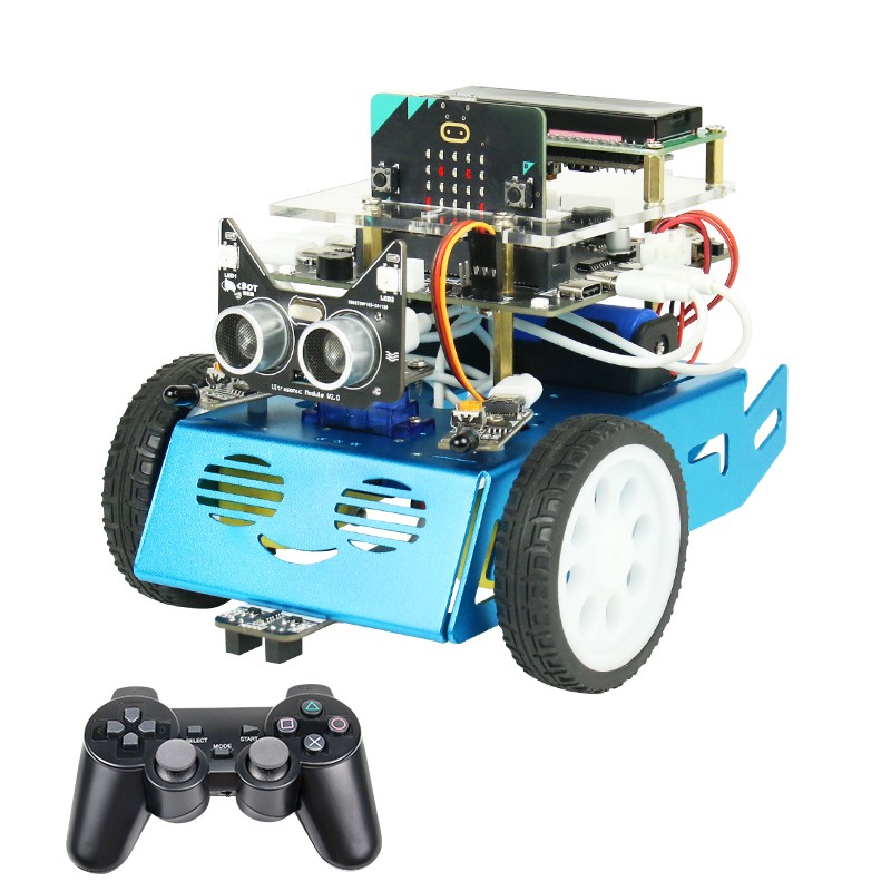 创乐博 编程机器人microbit智能小车机器人micro:bit套件 图形化