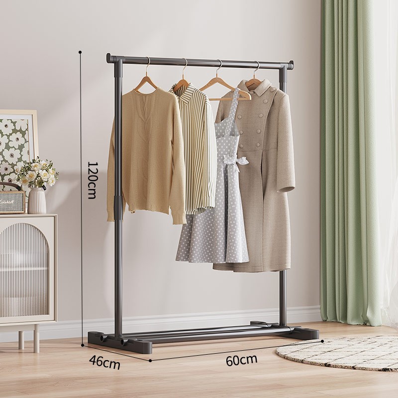 乐活时光多功能阳台晾衣架落地衣架家用卧室挂衣架室外晒衣架晾衣杆晒