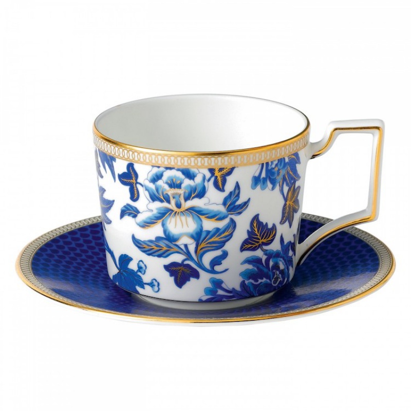 韦奇伍德咖啡杯现货 韦奇伍德wedgwood hibiscus芙蓉咖啡杯欧式红茶杯
