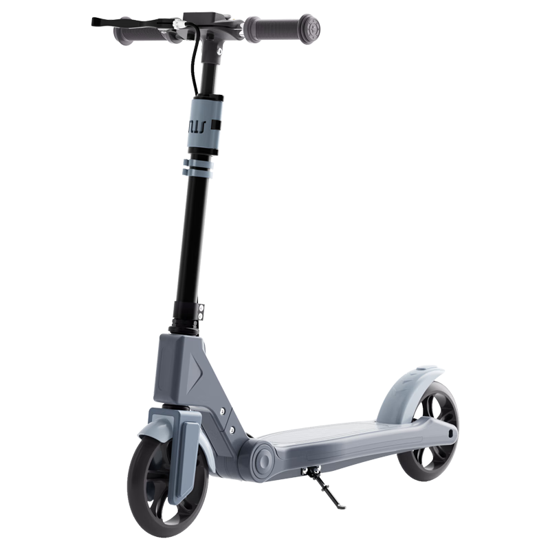 斯威（SWAY）滑板車青少年二輪大童滑滑車成人代步可折疊兩輪踏板車 灰【前后雙剎】身高110-180CM