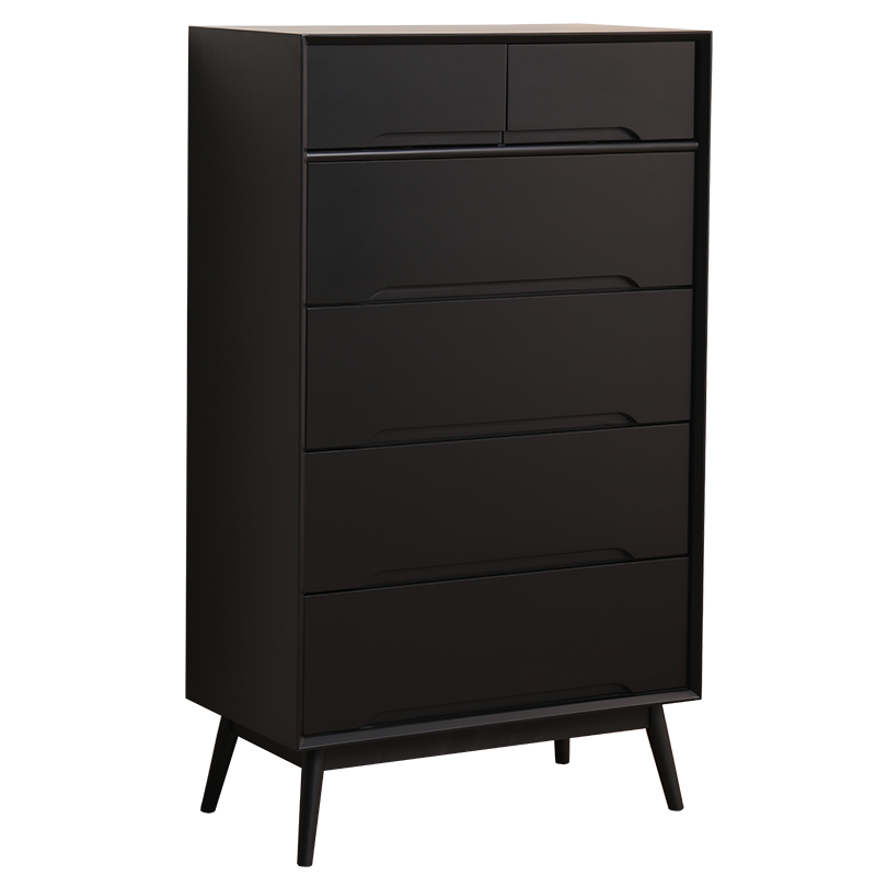 艾迪嘉鞋柜家用门口玄关柜大容量收纳柜 经典黑 送货到家 长73*宽35*高105cm