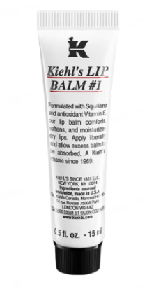 【准新品】科颜氏（Kiehls）护唇膏1号15ml无色润唇膏角鲨烷润肤保湿滋润淡化唇纹生日礼物  