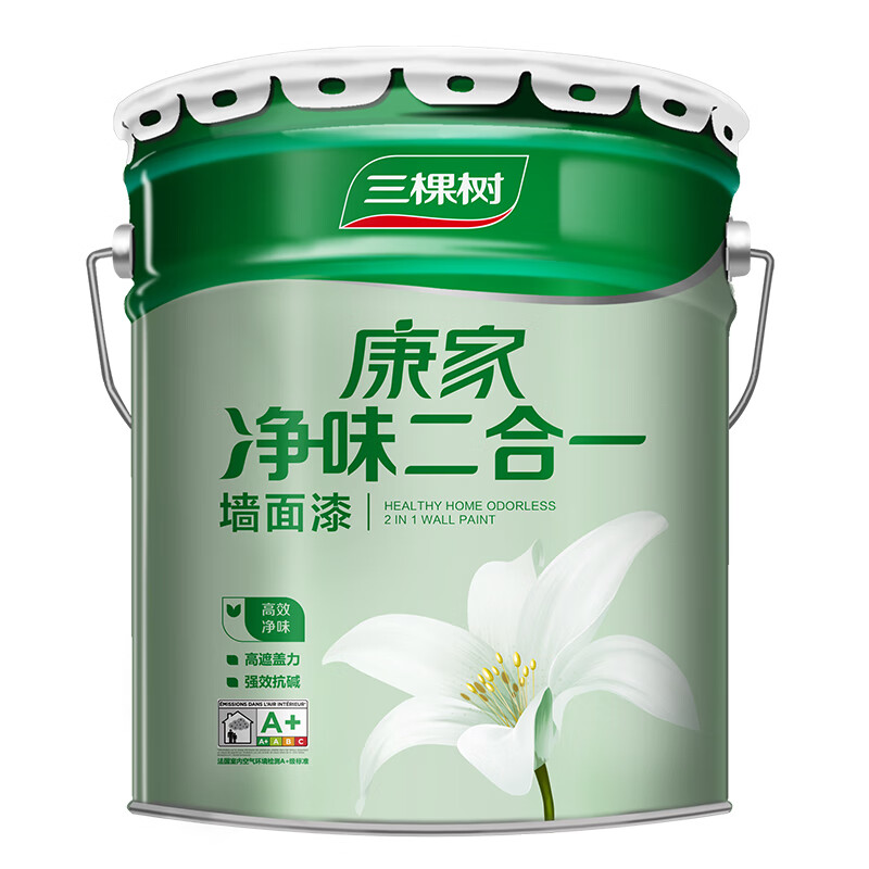 三棵树漆(skshu)康家净味二合一25kg(厂送专用)