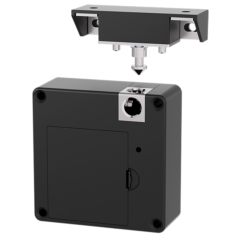 日翔抽屜鎖免開孔柜子鎖鞋柜門鎖密碼鎖更衣柜鎖隱形暗鎖 丫丫鎖:手機(jī)小程序+刷卡開鎖