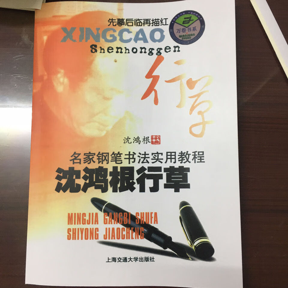 名家钢笔书法实用教程 沈鸿根行草 /沈鸿根 无临摹纸 无临摹纸