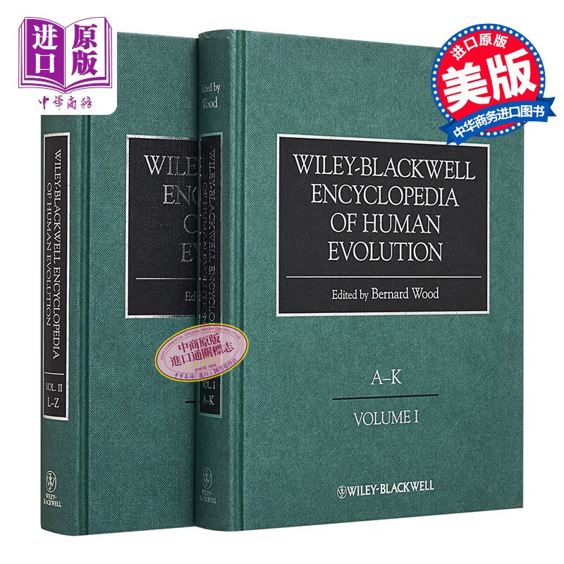 Wiley-Blackwell人类进化百科全书 2卷集 Wiley-Blackwell Encyclopedia Of Human Evolution 2Vst 英文原版