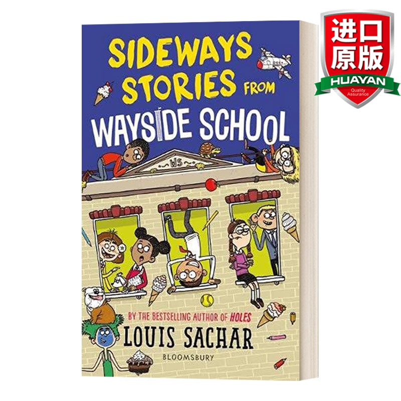 Sideways Stories from Wayside School 英文原版 歪歪路小学 新封面版 学校的侧面故事 英文版 进口英语原版书籍