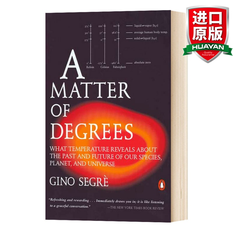 英文原版 迷人的温度 A Matter of Degrees 温度计里的人类、地球和宇宙史 全英文版