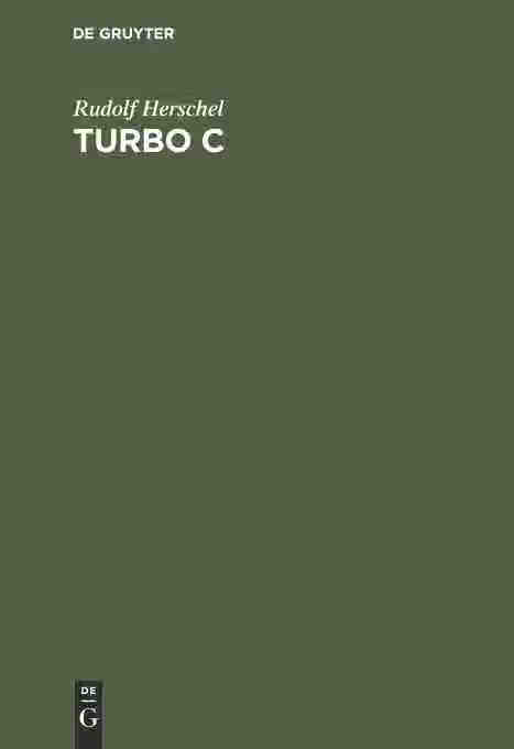 预订 turbo c