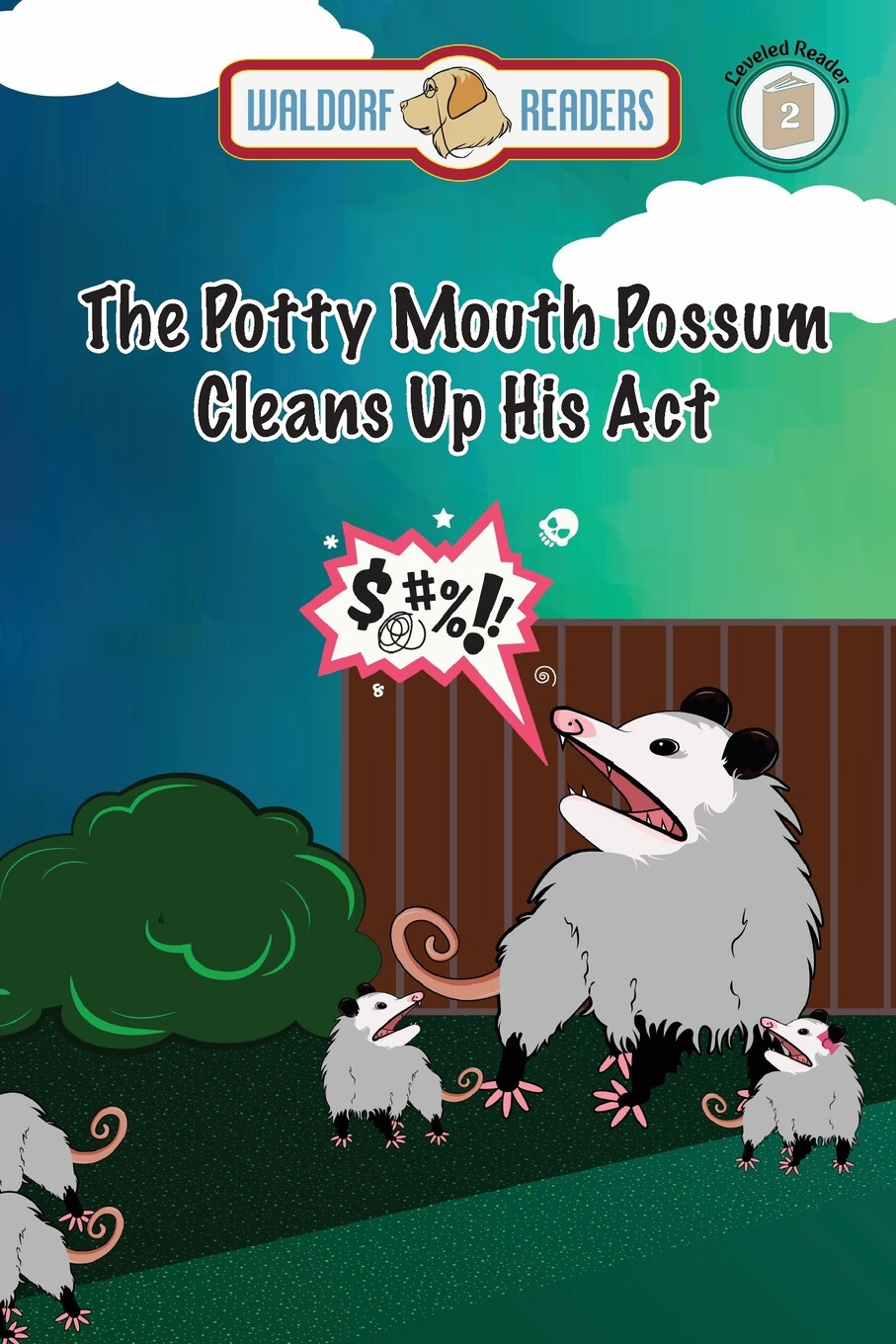 预售 按需印刷 the potty mouth possum cleans up his act