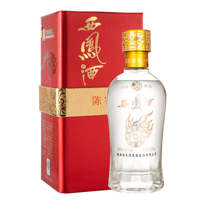 西凤酒陈窖45度凤香型白酒 2012年产陈年酒 单瓶