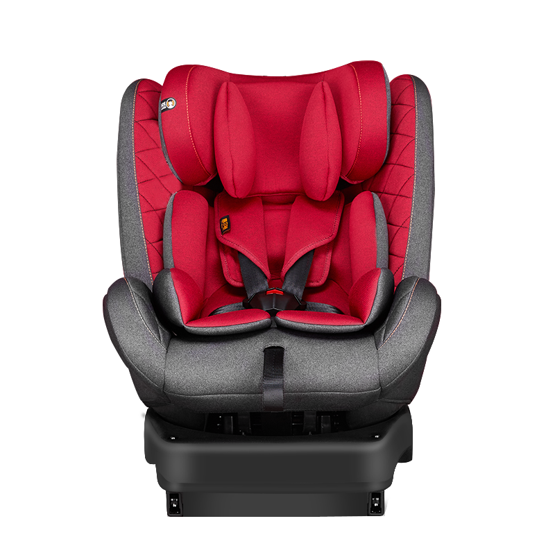 惠尔顿（welldon）汽车儿童安全座椅 安琪拉ISOFIX接口 0-4-6-12岁婴儿宝宝新生儿可坐可躺 玫瑰红
