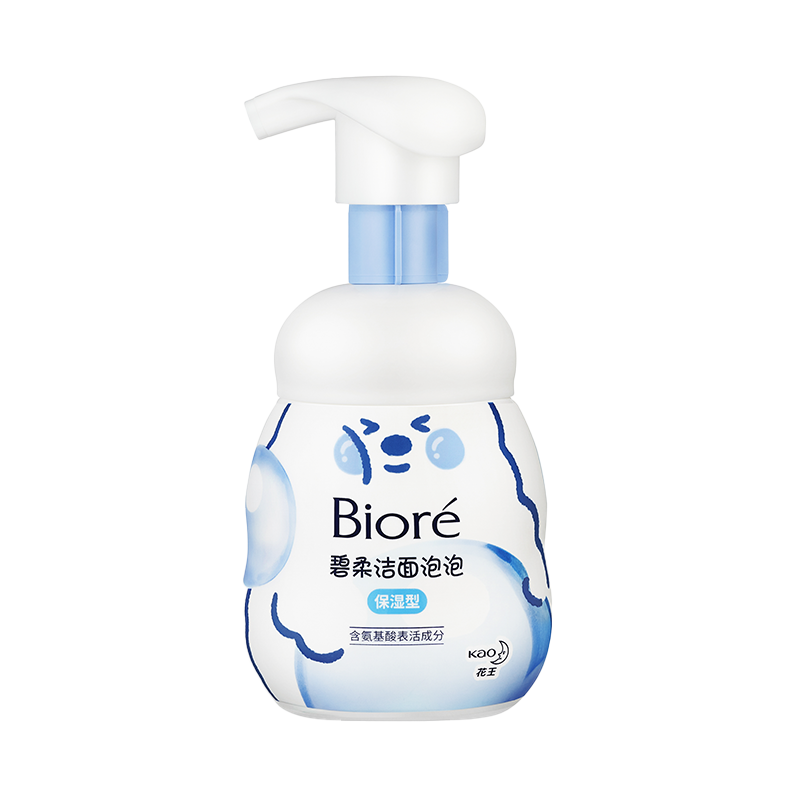 碧柔（Biore）洁面泡泡温和清洁按压式微米泡泡保湿舒缓洗面奶 保湿型 160ml10043605976903