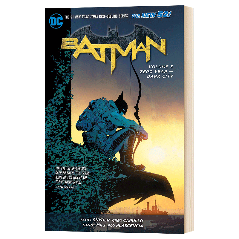 【二手书】英文原版 蝙蝠侠卷5 零年 黑暗之城 batman vol.