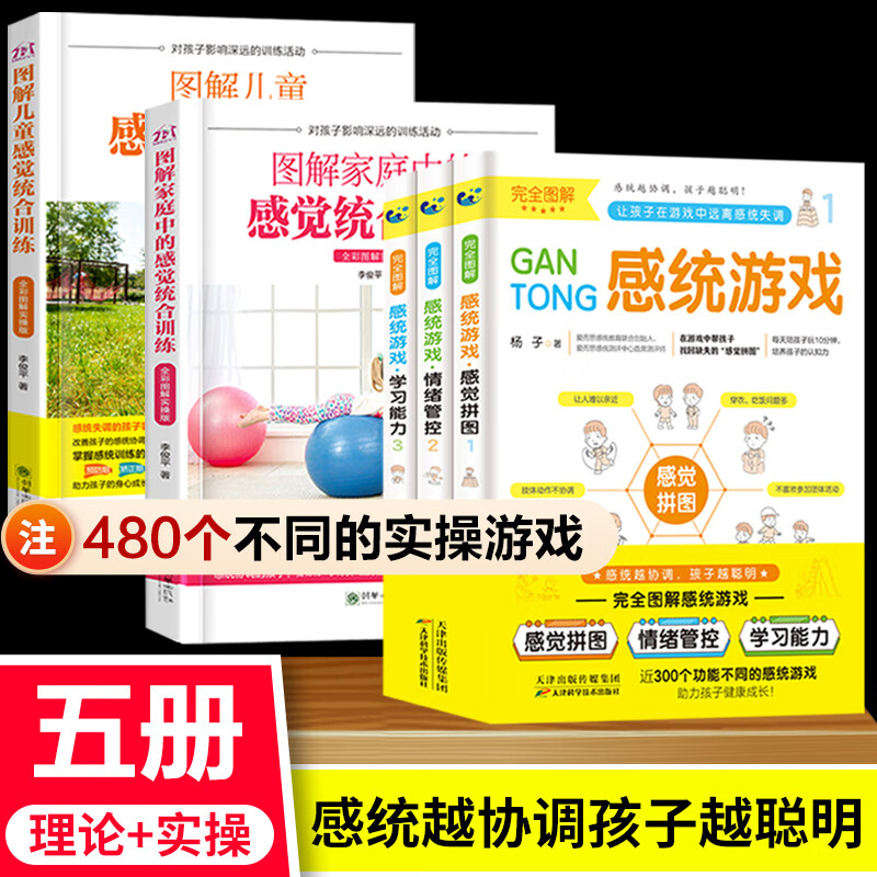 图解感觉统合训练书籍全套5册儿童感统失调