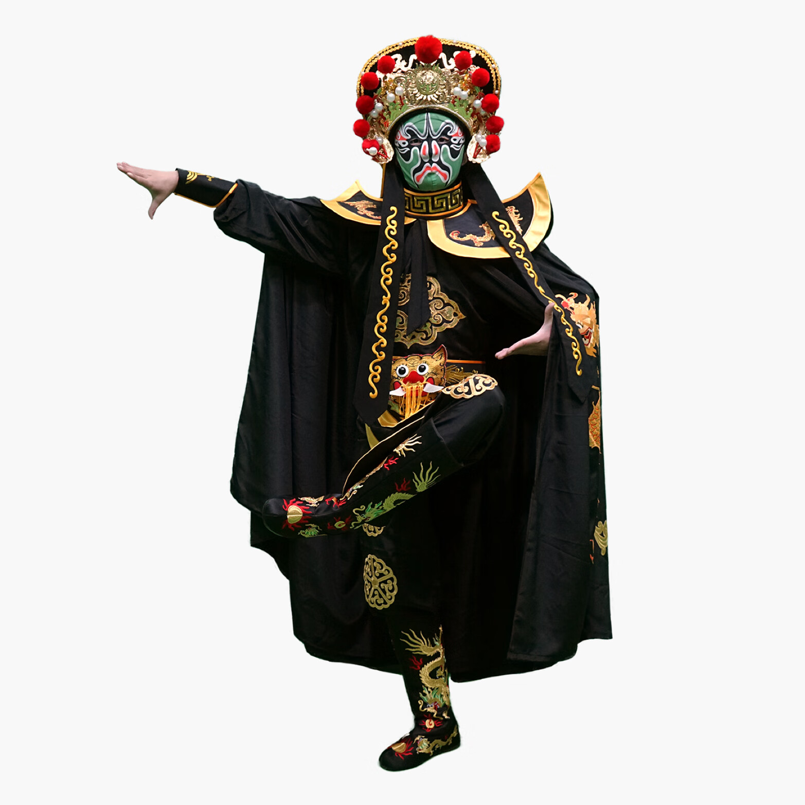 馨兰芙曼变脸服装全套北京康艺新款缝花川剧变脸服装全套12张变脸脸谱