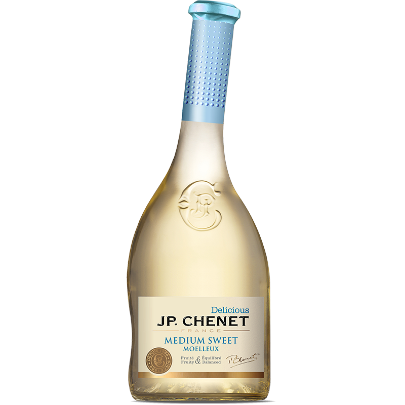 法国 香奈 （J.P.CHENET） 甜蜜系列半甜白葡萄酒 750ml 单瓶装100002541510