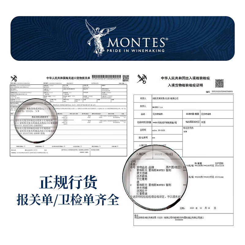 蒙特斯JS评分91双宝混酿干红葡萄酒750ml智利原瓶进口新年礼盒 双宝整箱6支