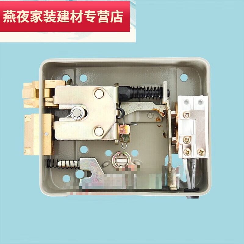 仁聚益h1073单元门遥控门喷粉电控锁电机锁电插锁锁门禁锁 左反(含锁