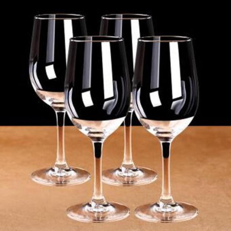 玻璃红酒杯套装家用葡萄酒杯高脚杯红酒杯醒酒器套装家用 1只装(320ML)
