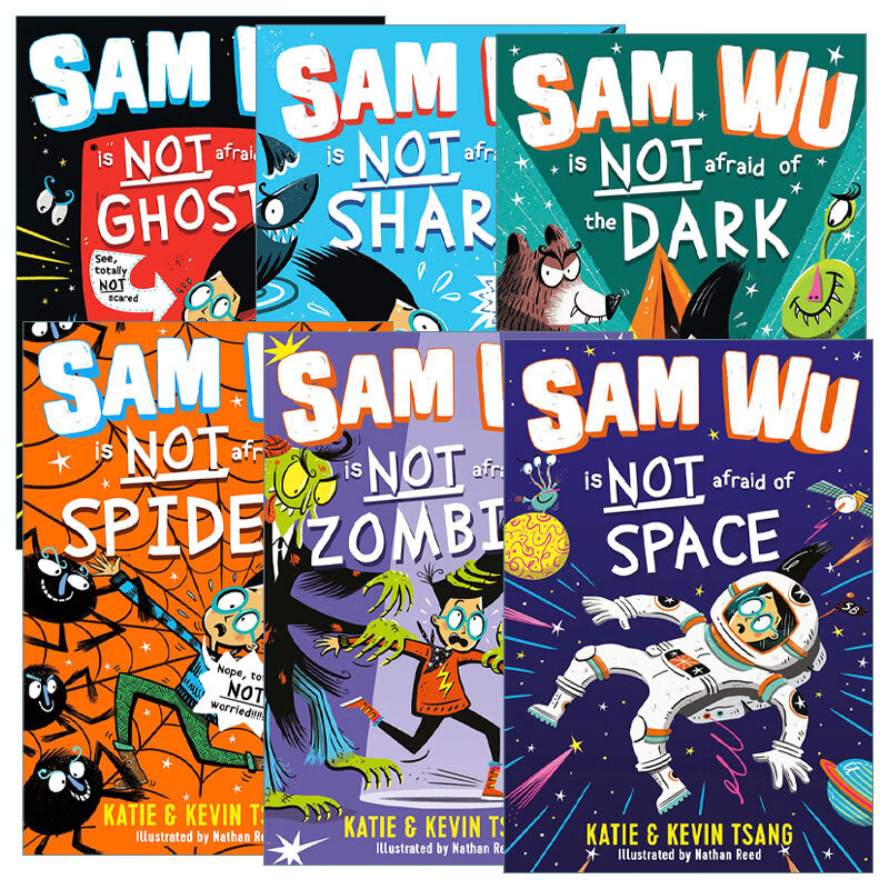山姆不是胆小鬼系列6册 英文原版 sam wu is not afraid of 不怕鬼 不